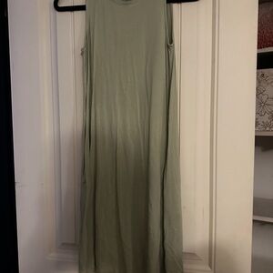 Time and Tru Light Green Maxi Dress